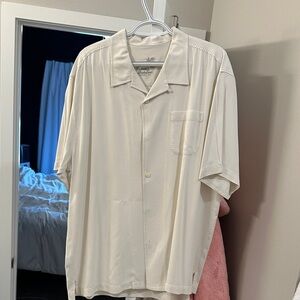 Tommy Bahama Men's Cream Button Down Shirt